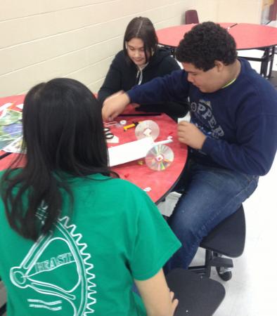 “Crash Course” in engineering - An elastic motor, low-friction ultra-narrow wheels ... Leann Albert and Moises Ferrer try to wring the most performance out of materials at hand. They're learning engineering concepts along the way.
