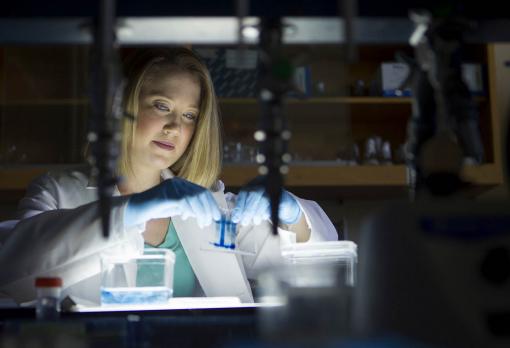 Jennifer R. Davis - “I’ve learned a variety of new techniques that are applicable in many
different fields. That was one of the most rewarding things
about my research.”