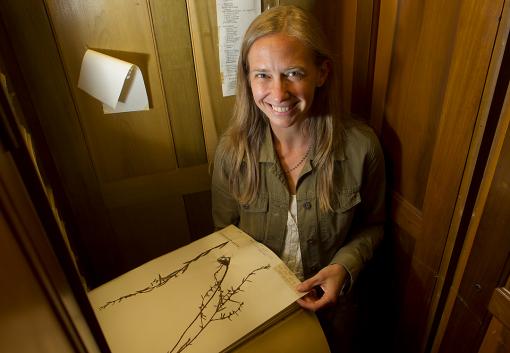 ... and a full set of British mosses from 1818 - Erika Edwards is in charge of Brown’s 100,000-specimen herbarium, headed soon for its new home in the BioMed Center.