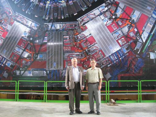 Found, apparently: the Higgs boson, physics’ holy grail - Gerald Guralnik (left) with colleague Ulrich Heintz, was one of six international physicists who originated the Higgs theory in 1964. Guralnik told the New York Times that there was “applause like a football game” at the meeting where the Higgs boson discovery was announced. Heintz and other members of the Brown University physics faculty worked on the successful search for the Higgs boson at CERN near Geneva.