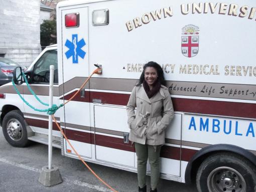 People do everything in public health - Public health graduate student Chenelle Norman is studying elderly patients who are frequent users of 911 service. How can they get improved care without relying on emergency medical services?