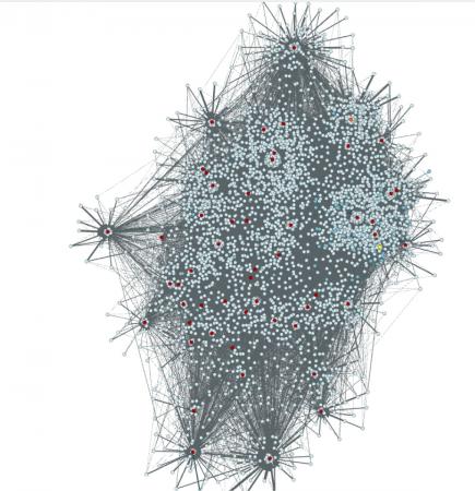 Ties that bind - A depiction of undergraduate enrollments makes the point: Brown students choose courses that connect them to many different departments even in their junior and senior years. The figure, animated by course registration data, shows that no single academic unit can stand apart from the others.