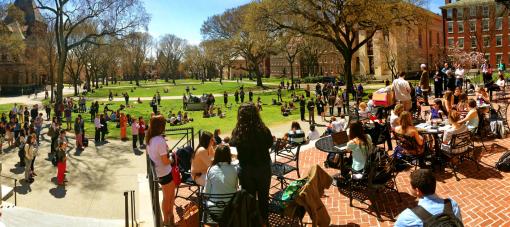 The hardest thing is reclaiming sound - A ringing telephone, a truck hitting a speed bump — sounds have a different meaning for survivors of trauma. Wednesday’s vigil for the Boston Marathon sought a return of joy.