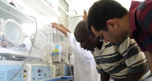 Lesson One: Start with what’s needed - Jayson Marwaha and hospital staff take inventory of neonatal equiment at a hospital in Zanzibar. It’s not a matter of finding donated equipment; it’s a matter of delivering what is needed and what can be managed effectively.