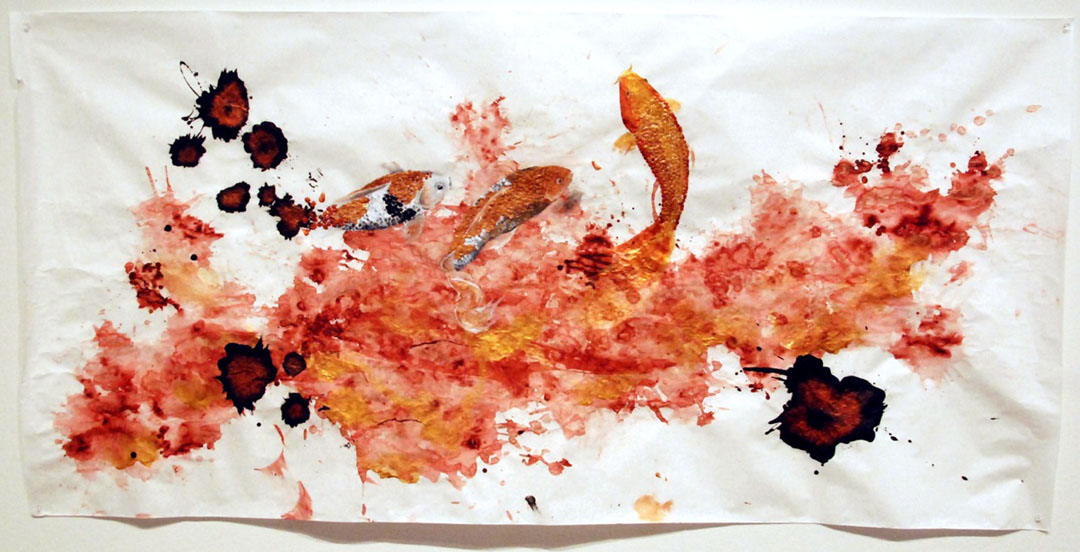Sarah Cheung: Alchemy: Acrylic pigment and glaze on paper (2012)