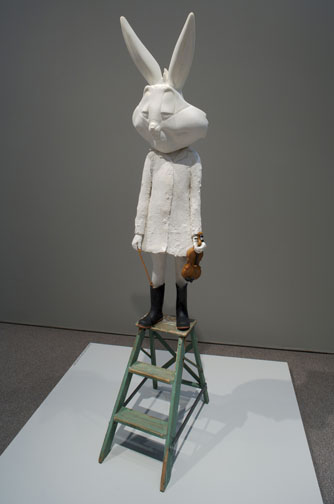 Amy Podmore, Measured Rest: Mixed media, 85 x18 x 27 inches (2009)