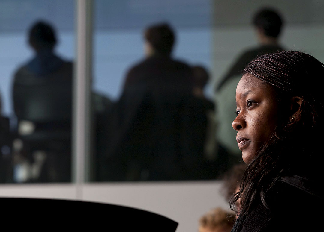 Olaitan Oladipo: “It seems like the Granoff Center is meant to combine the arts and make the inventive process that much more inventive.”Credit: Mike Cohea/Brown University