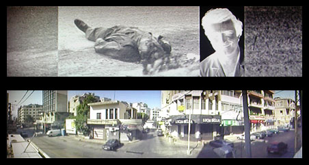Walid Raad, We Can Make Rain but No One Came To Ask (2007): Stills from a video projection.