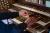 Mark Steinbach playing the organ at Sayles Hall.